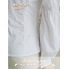 ロリータ服　ブラウス　トップス　ホワイト　コットン１００％　カジュアル