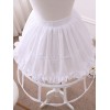 シフォンロリータペチコートフリル3層クリノリンロリータアンダースカート