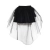 ロリィタペチコート　無地　チュール　ゴシック　プリーツ