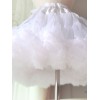 ロリータドレスペチコートホワイトスウィートチュールフリルペチコートスカート