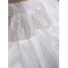 ホワイトパニエ　ロリィタペティコート　オーガンザ　Aライン
