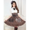 甘いロリータスカート　2020　ブラック　ウィンターギアード　スチームパンクSKロリータスカート　アイドル衣装