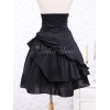 ゴスロリ　ロリィタスカート　ハイウェスト　ショートスカート　クラシック　パンク　ゴシック　ブラック　クラシカル　クラロリ　お茶会　イベント
