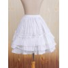 ロリータスカート　ホワイト　オーダーメイド可能　コットン